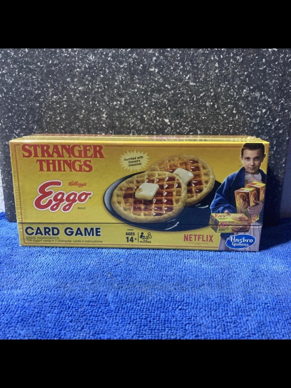 Stranger Things Eggo Card Game - Yellow Edition by Hasbro